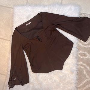 Suede vintage top